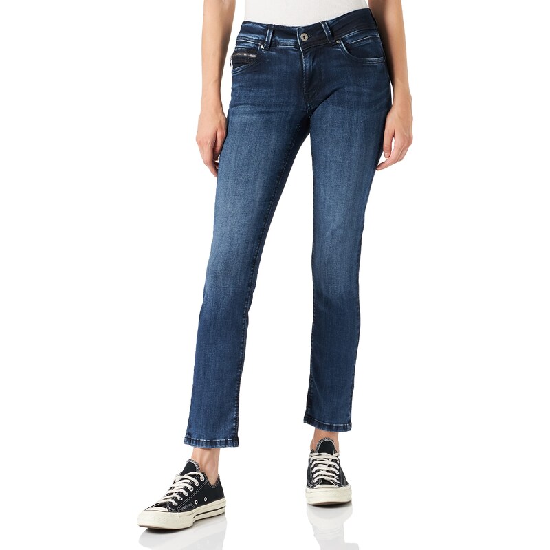 Pepe Jeans Damen New Brooke Jeans, Blue (Denim-VW0),27W / 34L