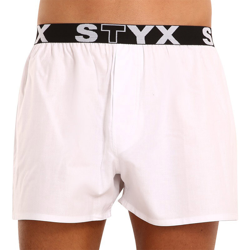 Herren Boxershorts Styx sportlicher Gummizug weiß (B1061) XL