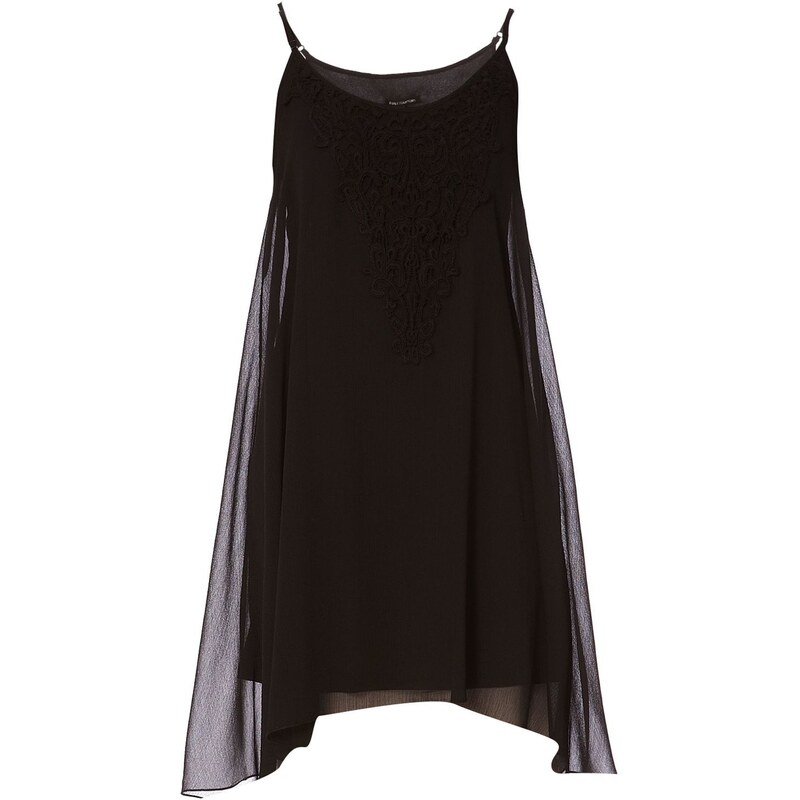 Best Mountain Kleid mit fließendem Schnitt - schwarz