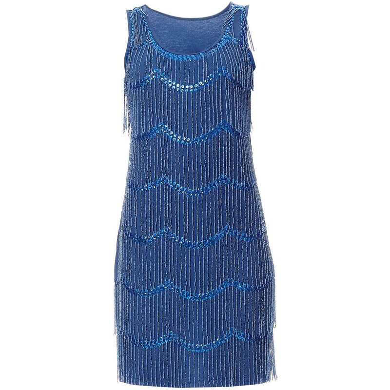 Or Collection Kleid mit kurzem Schnitt - blau
