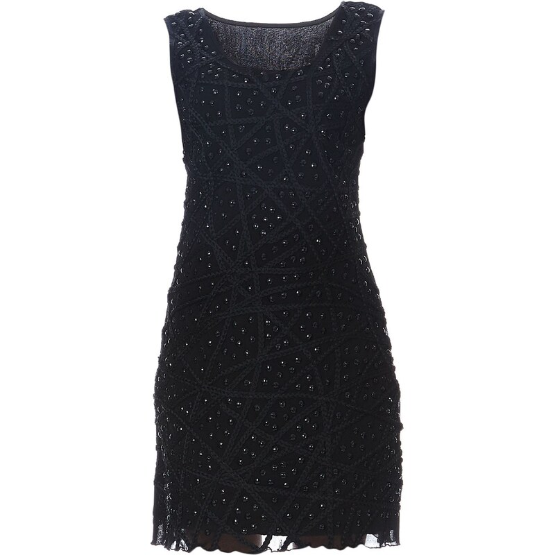 Or Collection Kleid mit geradem Schnitt - schwarz