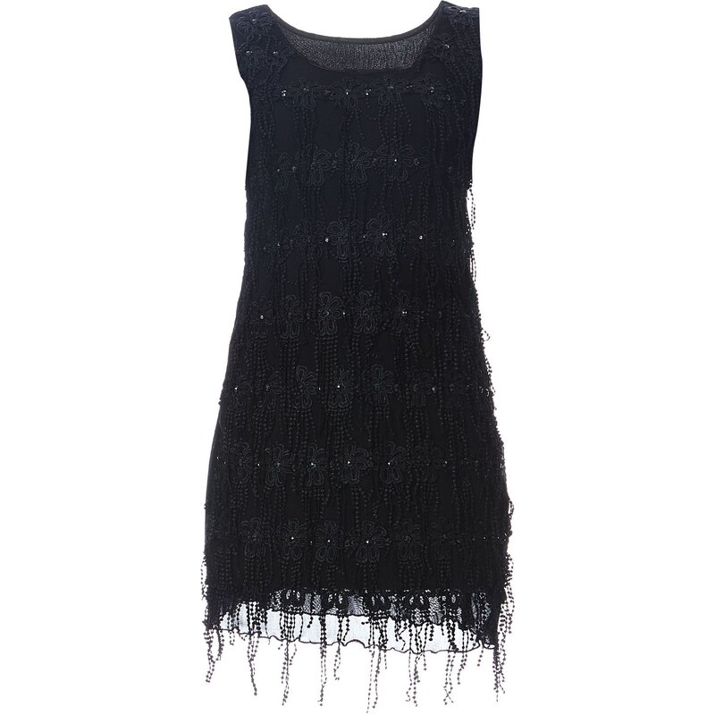 Or Collection Kleid mit kurzem Schnitt - schwarz