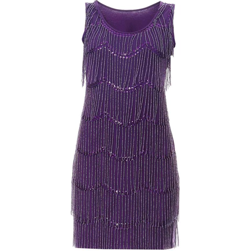 Or Collection Kleid mit kurzem Schnitt - violett