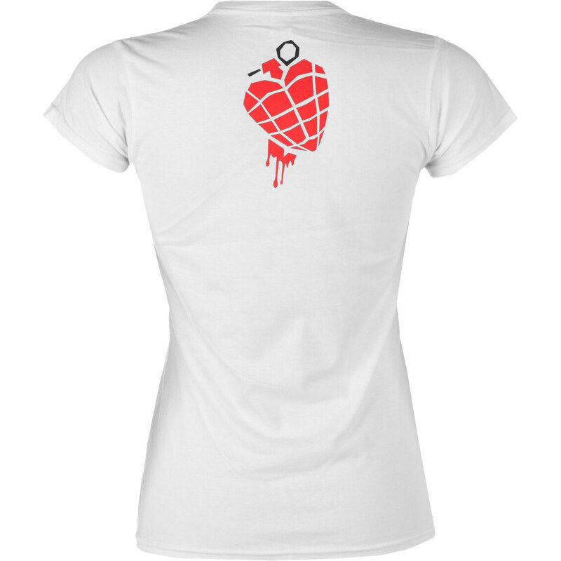 Metal T-Shirt Frauen Green Day - AMERICAN IDIOT HEART - PLASTIC HEAD - PHD12449G