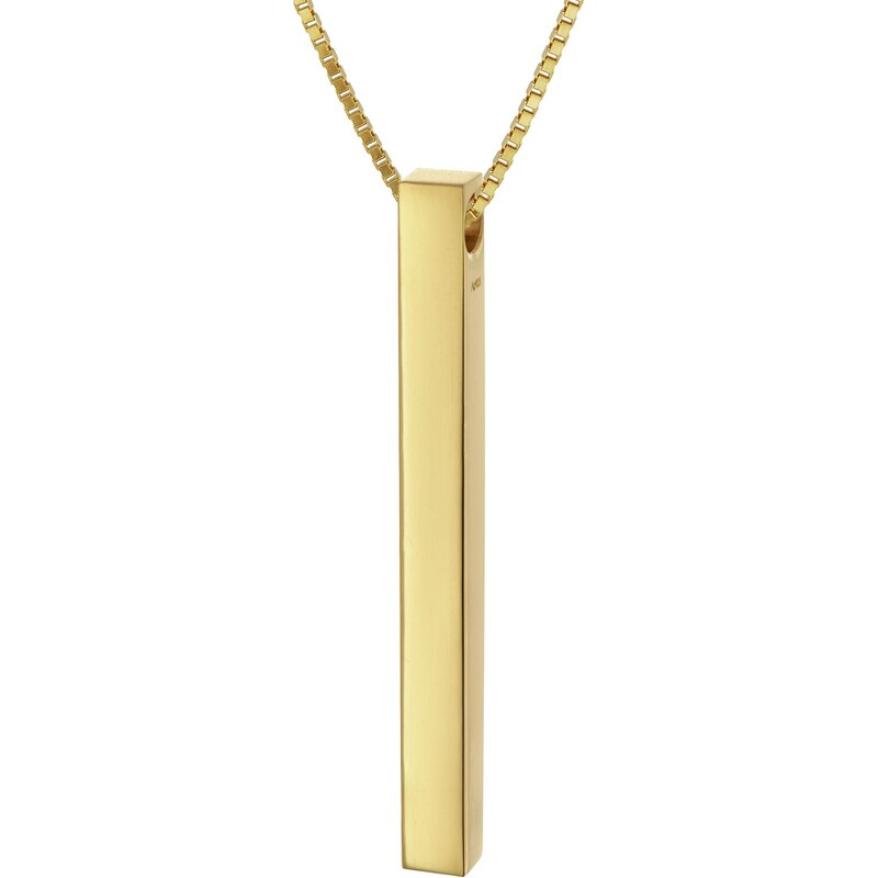 trendor Damen-Halskette mit Anhänger Gold auf Silber 925 41395-40, 40 cm