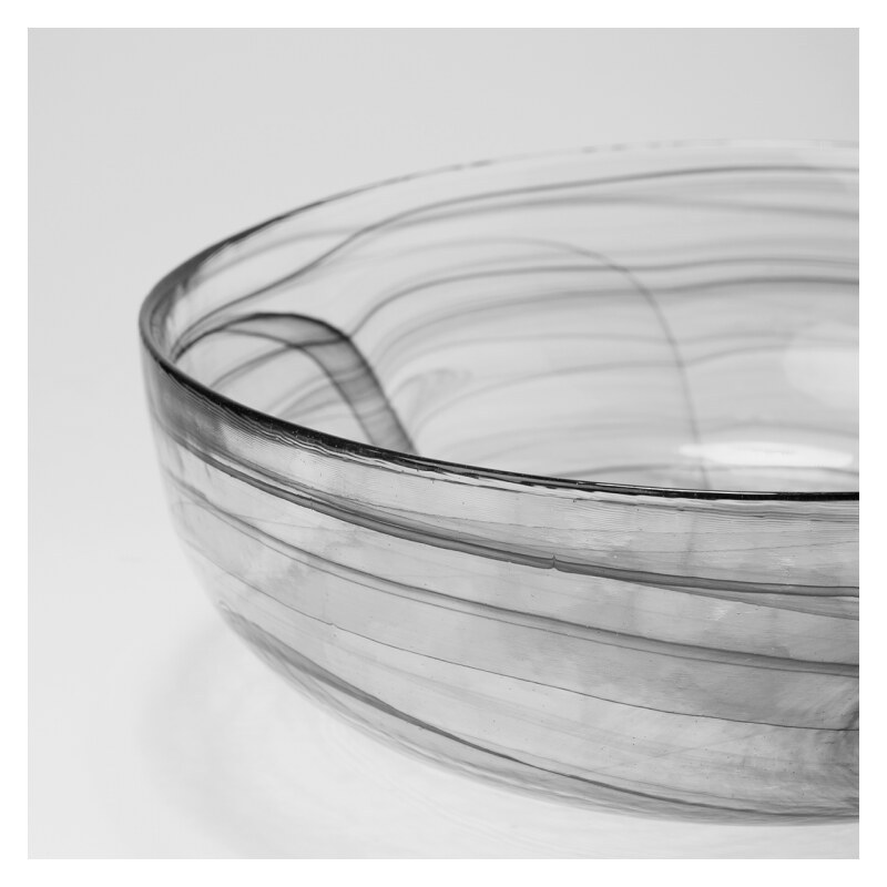 SOLA S-art - Bowl / Schale schwarz 21 cm - Elements Glas (321924)