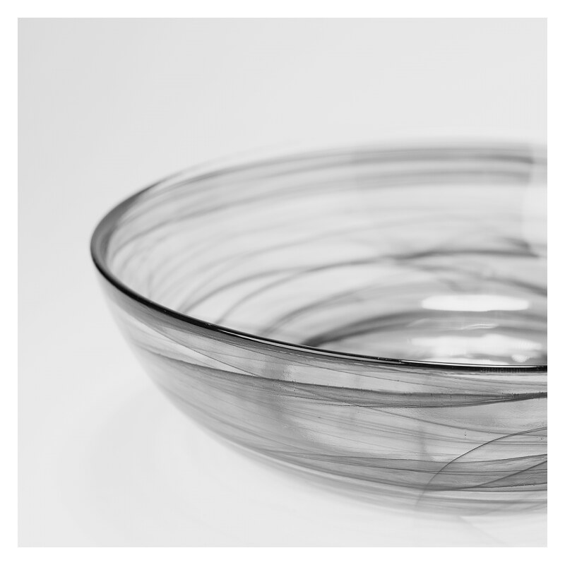 SOLA S-art - Bowl / Schale schwarz 18 cm - Elements Glas (321922)
