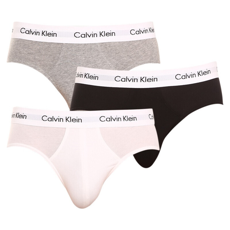 3PACK Herren Slips Calvin Klein mehrfarbig (U2661G-998) M