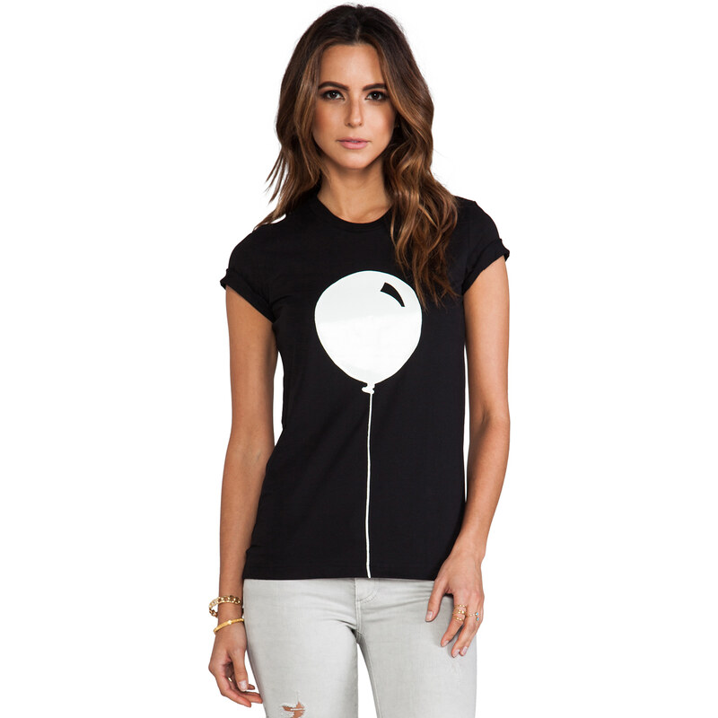 Markus Lupfer Rubber Graphic Balloon Tee in Black