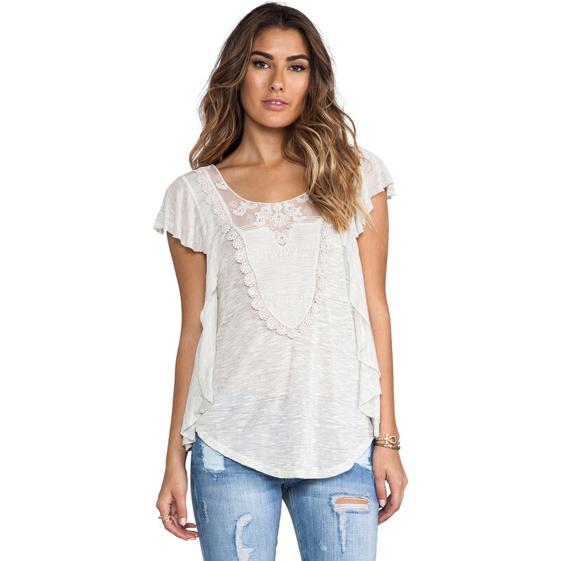 Free People Lil Luella Top in Ivory