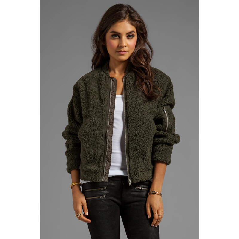 Cheap Monday Teddy Bomber in Green