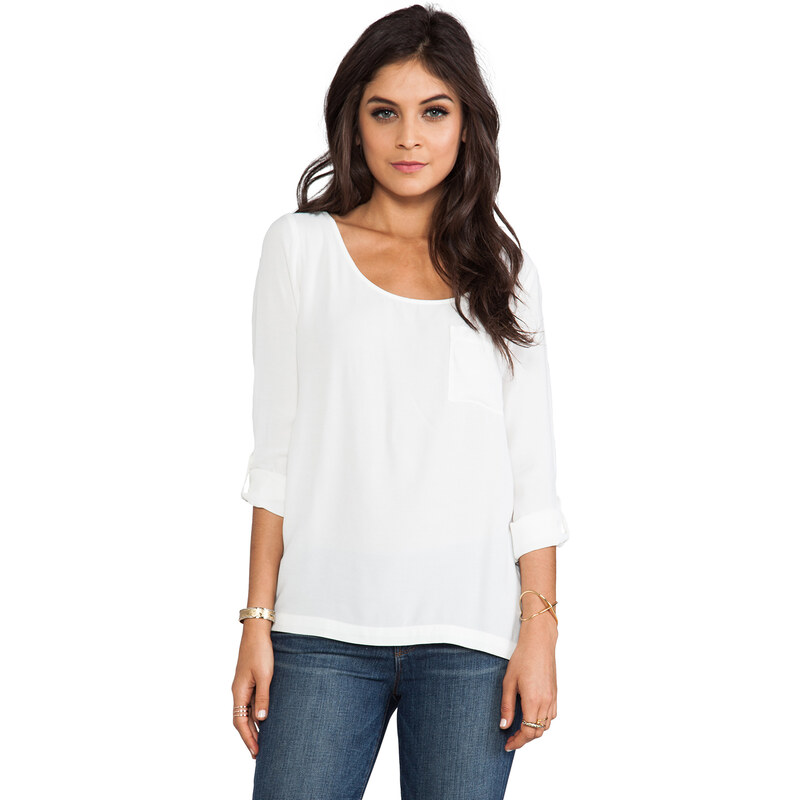 Soft Joie Wyoming Pocket Top in White