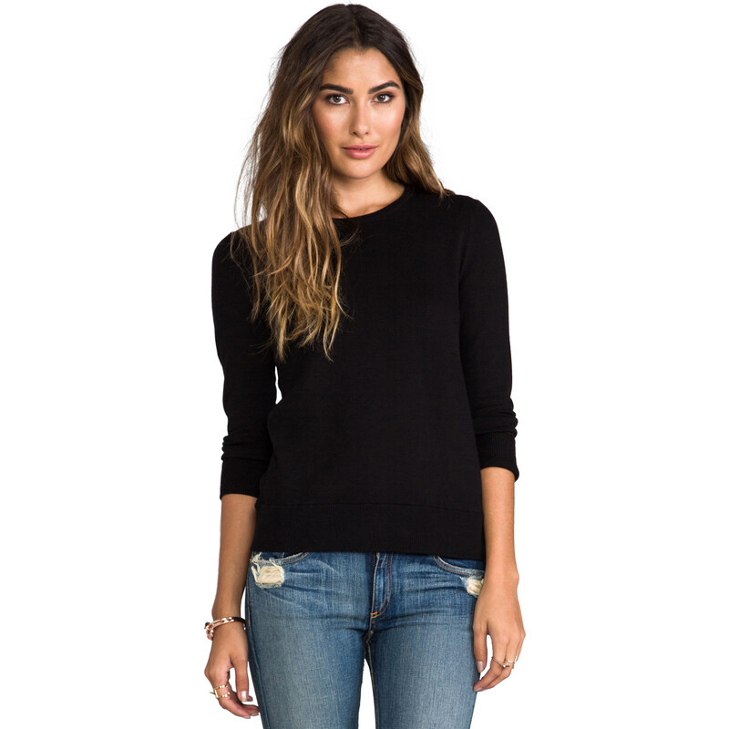rag & bone/JEAN Casey Pullover Sweater in Black