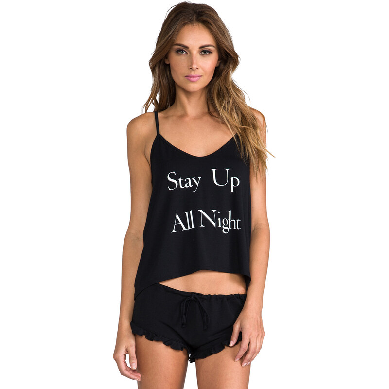 Wildfox Couture Up all Night Cami Set in Black