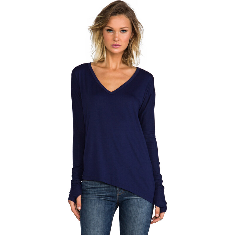 Feel the Piece Stelth Top in Navy