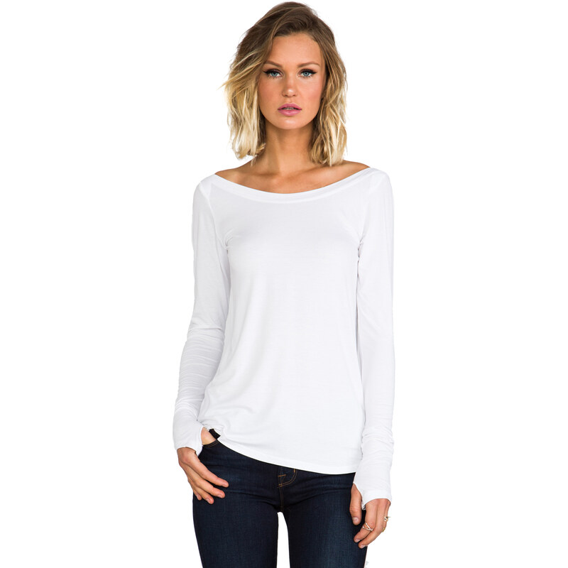 Feel the Piece Ballet Top in White