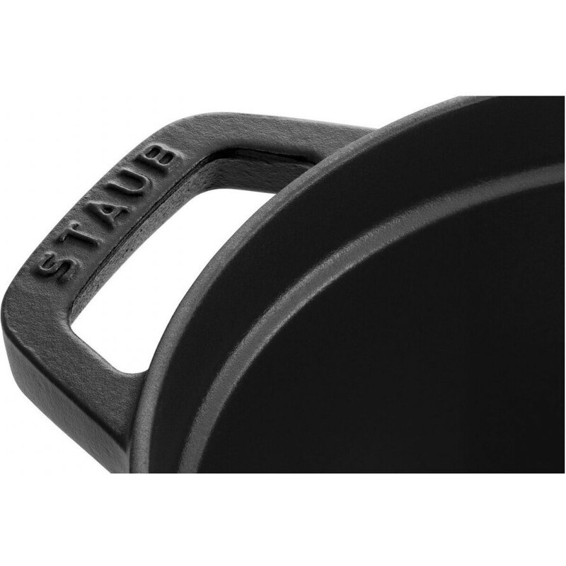 Staub Cocotte Topf oval 15 cm/0,6 l schwarz, 1101525