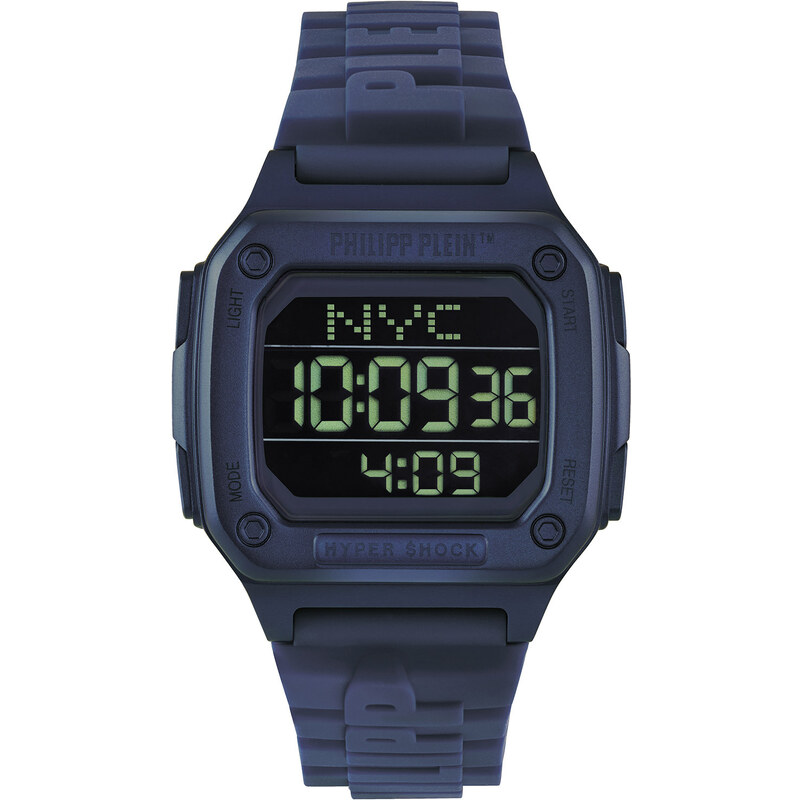 Philipp Plein Digital-Armbanduhr Hyper $hock Blau PWHAA0321
