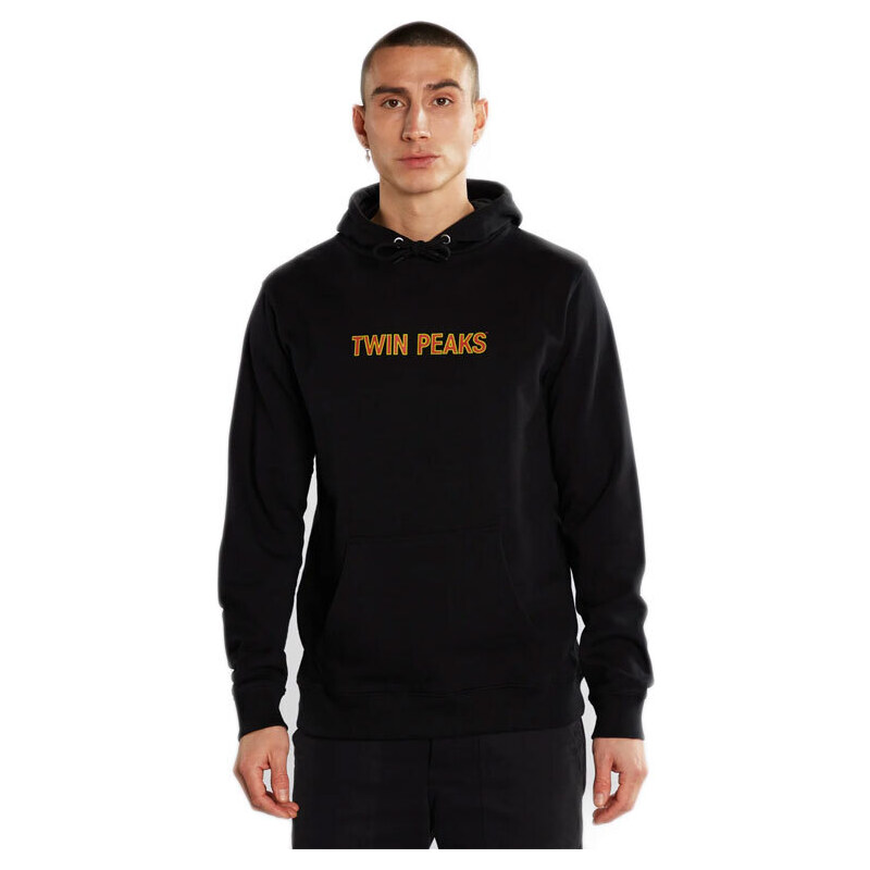 Dedicated Hoodie Falun Twin Peaks Logo Black