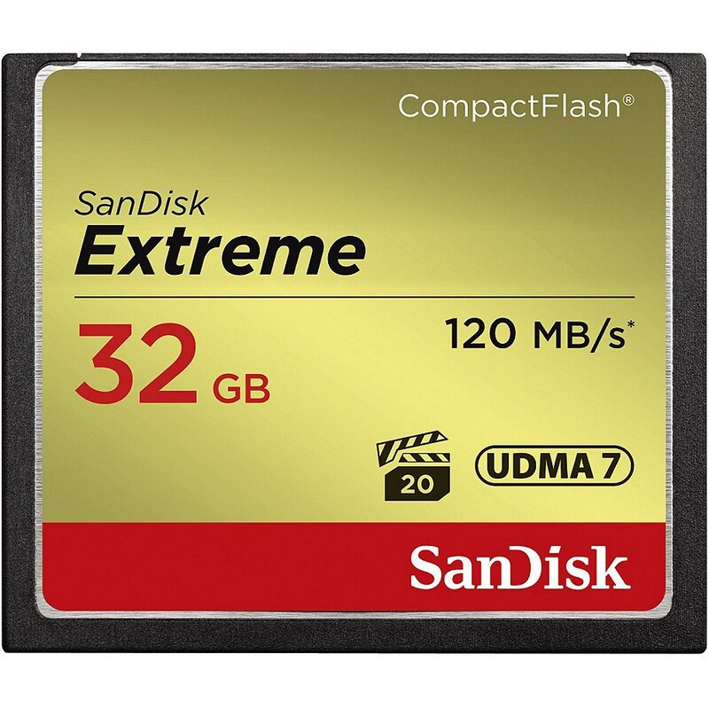 SanDisk CF Extreme 32GB, 120MB/s Lesen, 85MB/s Schreiben