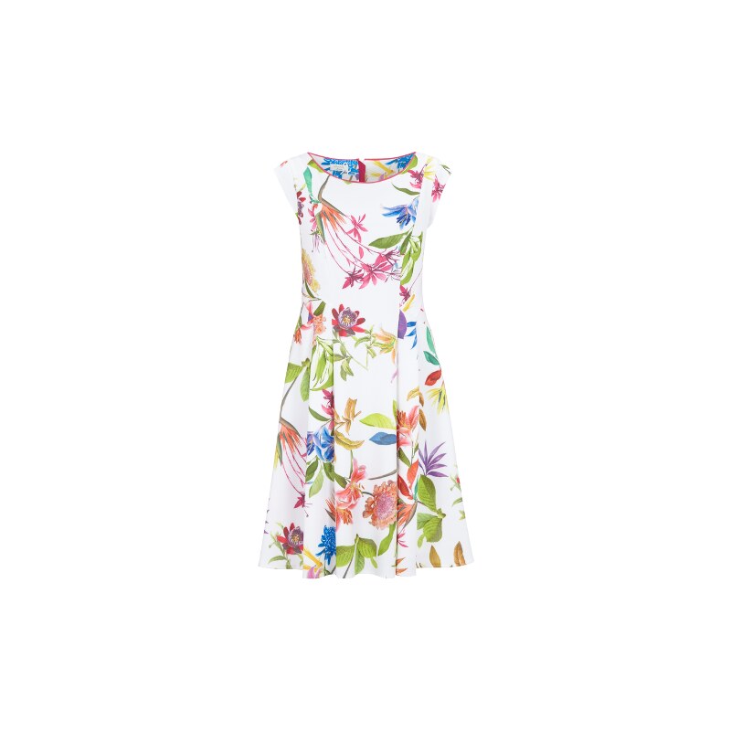 APANAGE Kleid aus Neopren mit exotischem floralen Muster