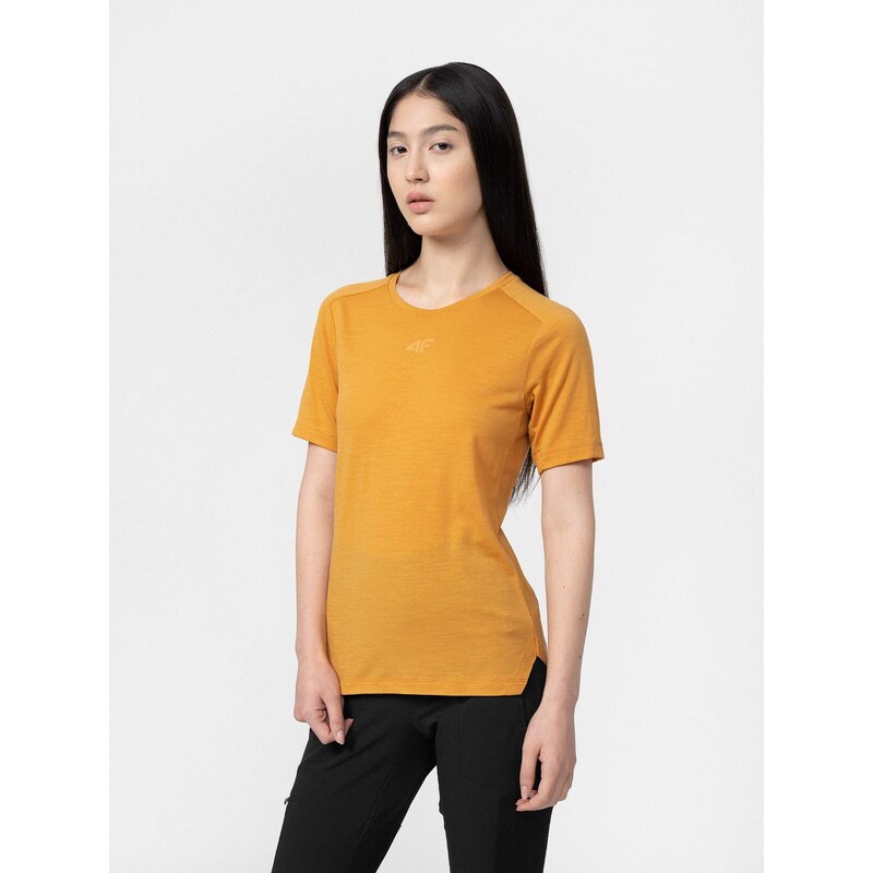 4F Damen Trekking-T-Shirt mit Merinowolle - L