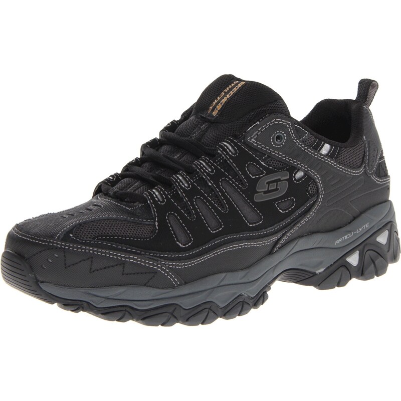 Black memory foam sketchers online