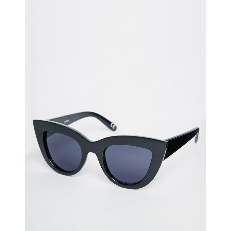 ASOS - Katzenaugen-Sonnenbrille mit flachem Steg - Schwarz