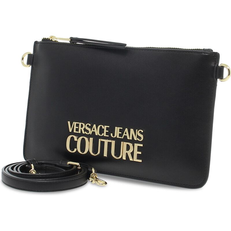 Clutch Versace Jeans Couture JEANS COUTURE RANGE L LOGO LOCK SKETCH 11 BAGS SMOOTH aus Kunstleder Schwarz