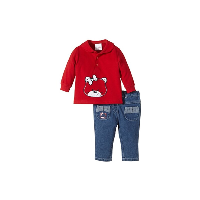 Julius Hüpeden Baby - Mädchen Bekleidungsset "Cute" mit Jeans und Oberteil
