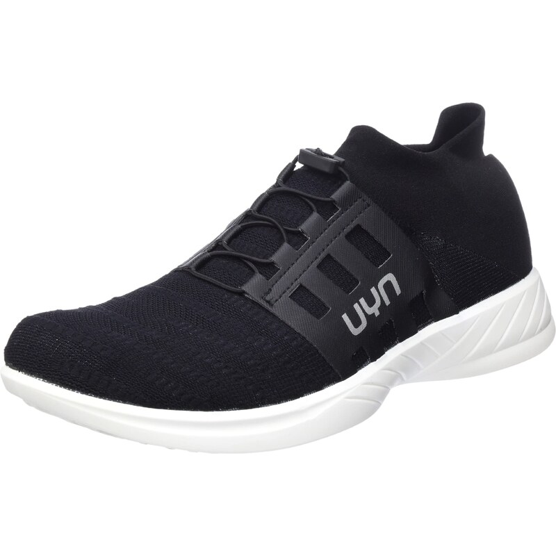 UYN Herren 3D Ribs Tune Sneaker, Black/Charcoal, 44 EU