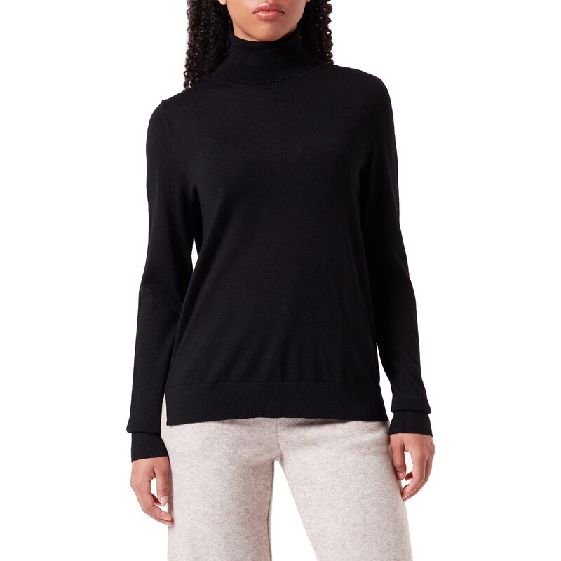 HUGO Women's Sedennya Sweater, Black1, XXL