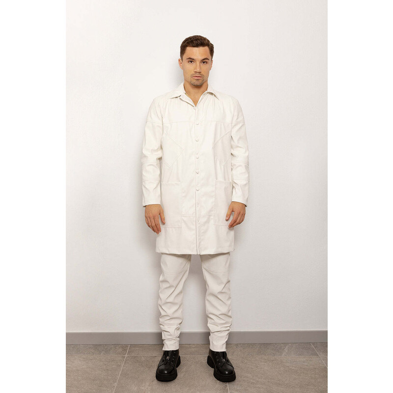 BOGOMIL “Kyle” Long Jacket in White