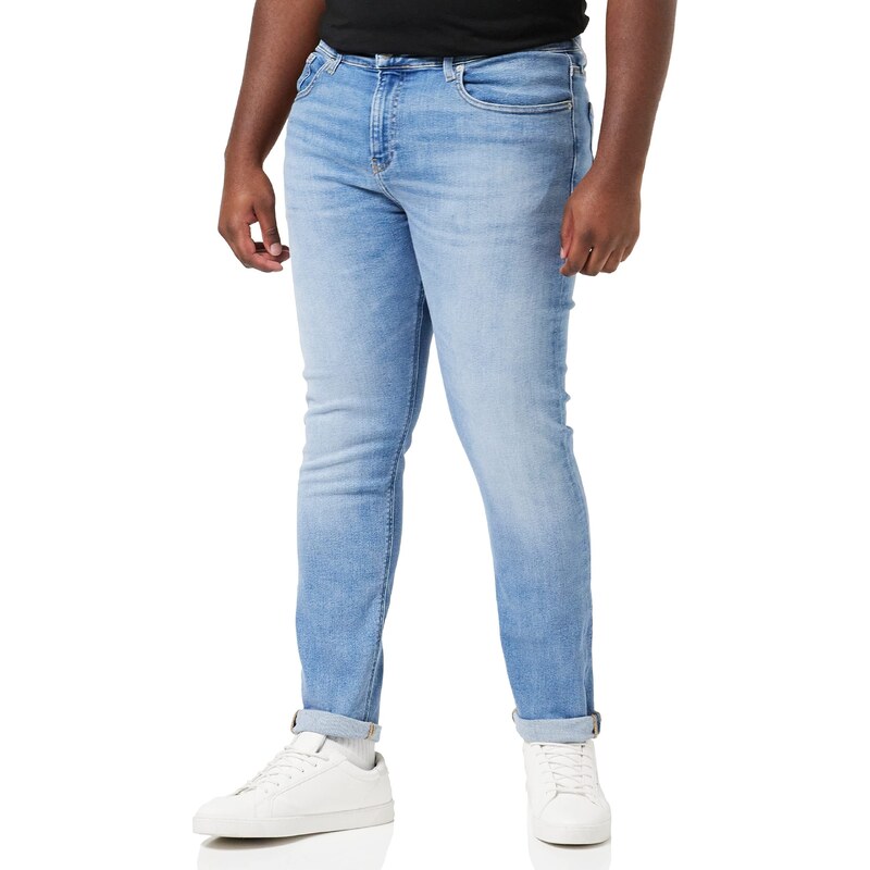 Calvin Klein Jeans Herren Skinny J30J321127 Hosen, Denim (Denim Medium), 28W / 32L
