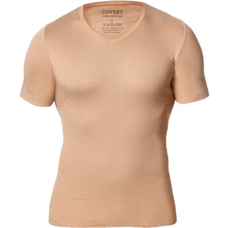 Herren unsichtbares T-Shirt Covert beige (126962-410) M