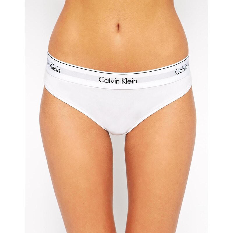 Calvin Klein - Modische Bikinihose aus Baumwolle - Weiß