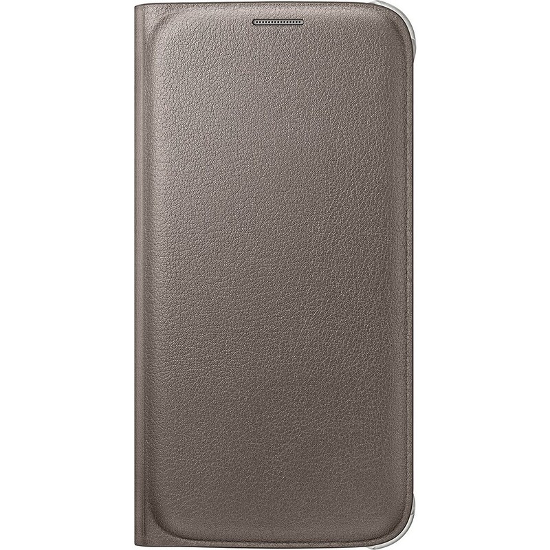 Samsung Handytasche »Flip Wallet PU EF-WG920 für Galaxy S6, Gold«