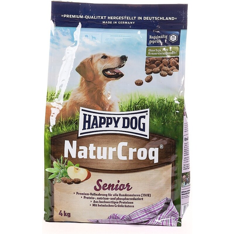 HAPPY DOG Hundetrockenfutter »NaturCroq Senior«, 15 kg