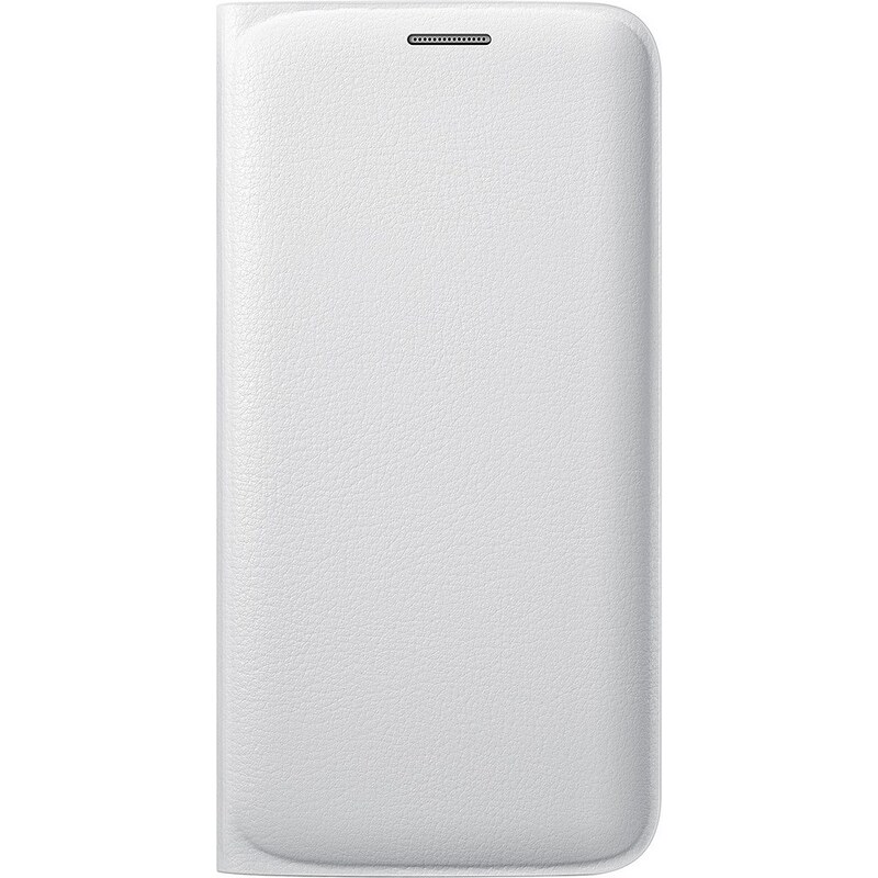 Samsung Handytasche »Flip Wallet PU EF-WG925 für S6 Edge, Weiß«