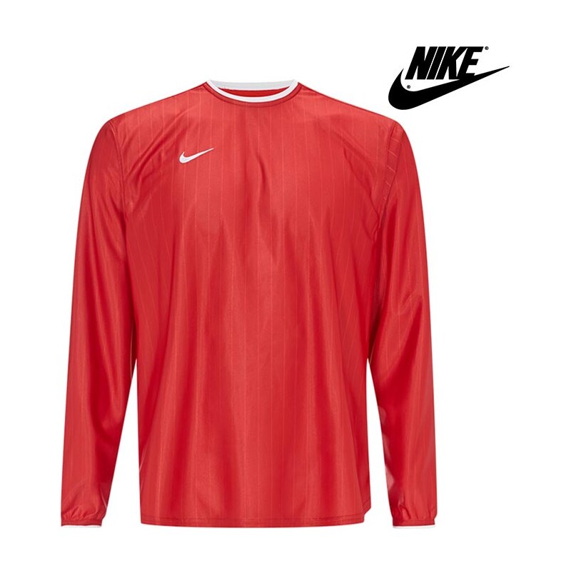 Nike Herren-Langarm-Sportshirt - Rot - S