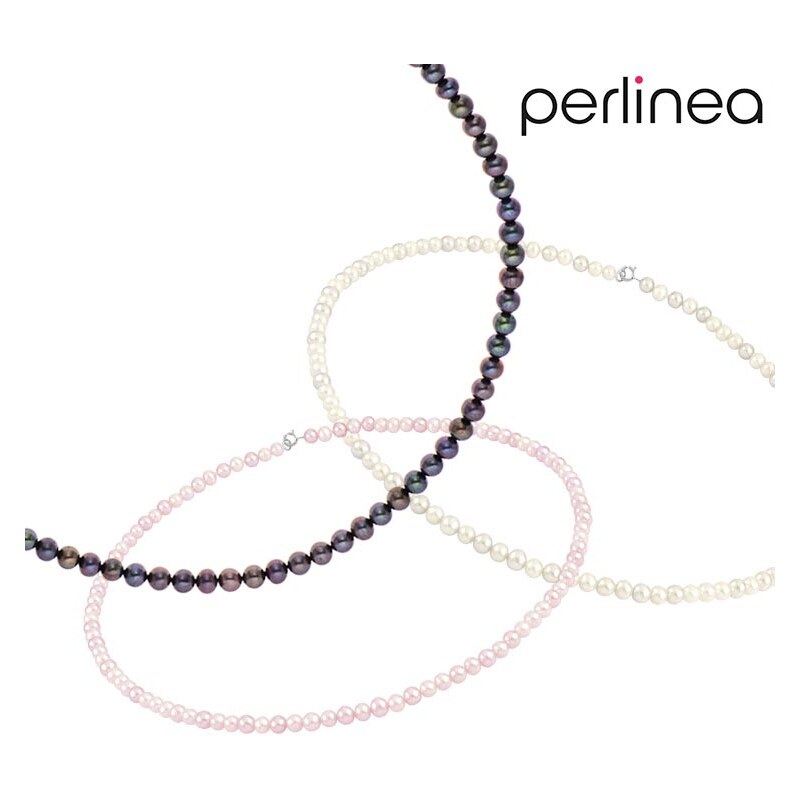 Lesara Perlinea Perlenkette - Weiß
