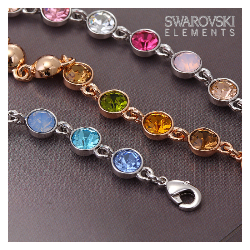 Kristall-Armband mit Swarovski Elements - Pink
