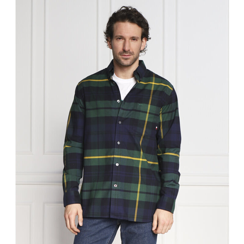 Tommy Hilfiger Hemd BLOWN UP BLACKWATCH CF | Casual fit
