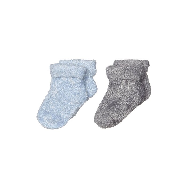 Melton Unisex - Baby Socken Softie, 2er Pack, Einfarbig
