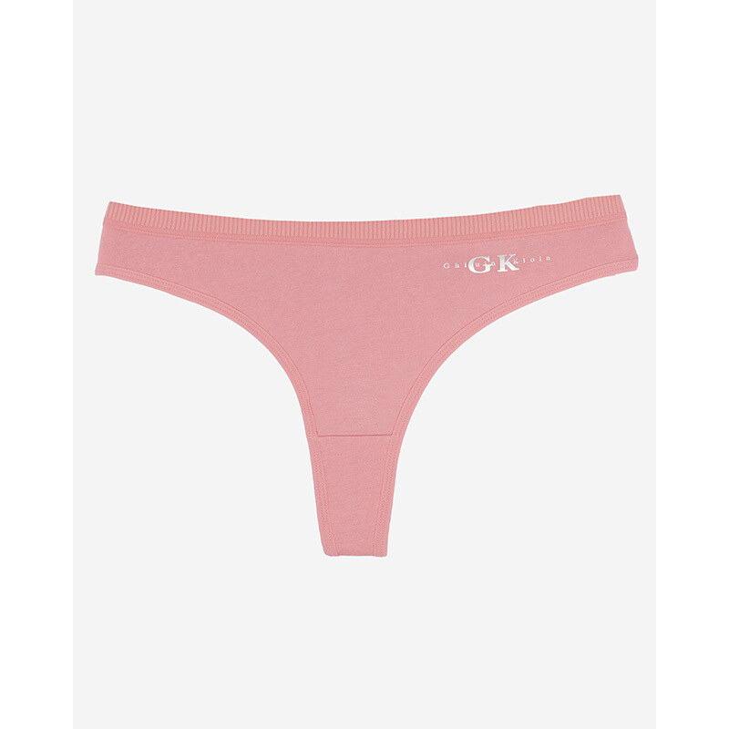 MEDOOSI Koralle Einfarbiger Tanga für Damen Unterwäsche - pink || Koralle