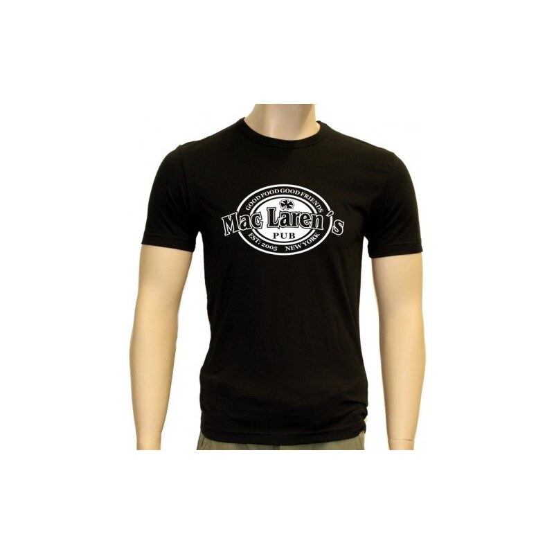 Coole-Fun-T-Shirts Herren T-Shirt Mac Laren Irish Pub HIMYM Slimfit