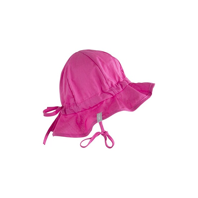 Melton Unisex Baby Mütze Sommerhut mit Krempe UV 30+, uni, Einfarbig