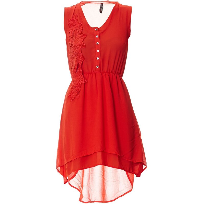 Mystic Kleid mit kurzem Schnitt - orange