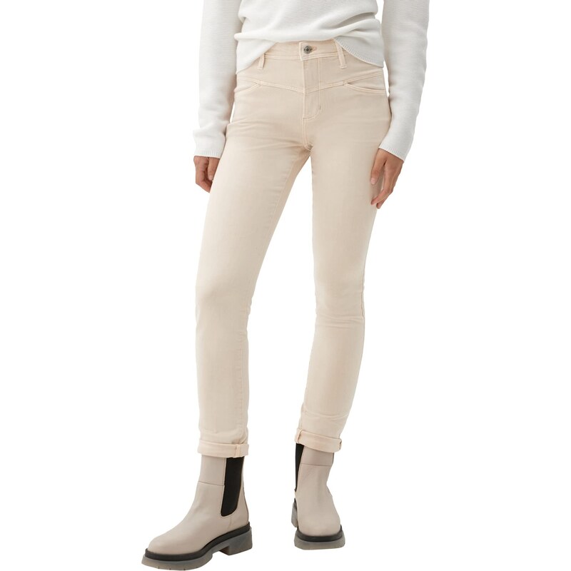 s.Oliver Women's Jeans, Betsy Slim Fit, beige 81Z8, 46/30