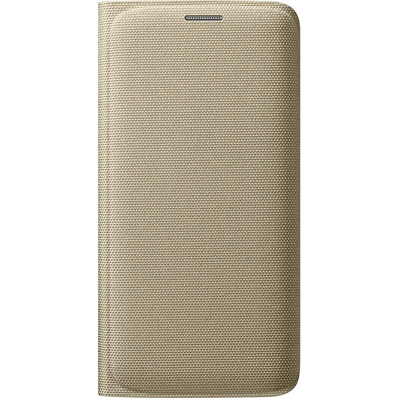 Samsung Handytasche »Flip Wallet Fabric EF-WG925 für S6 Edge, Gold«